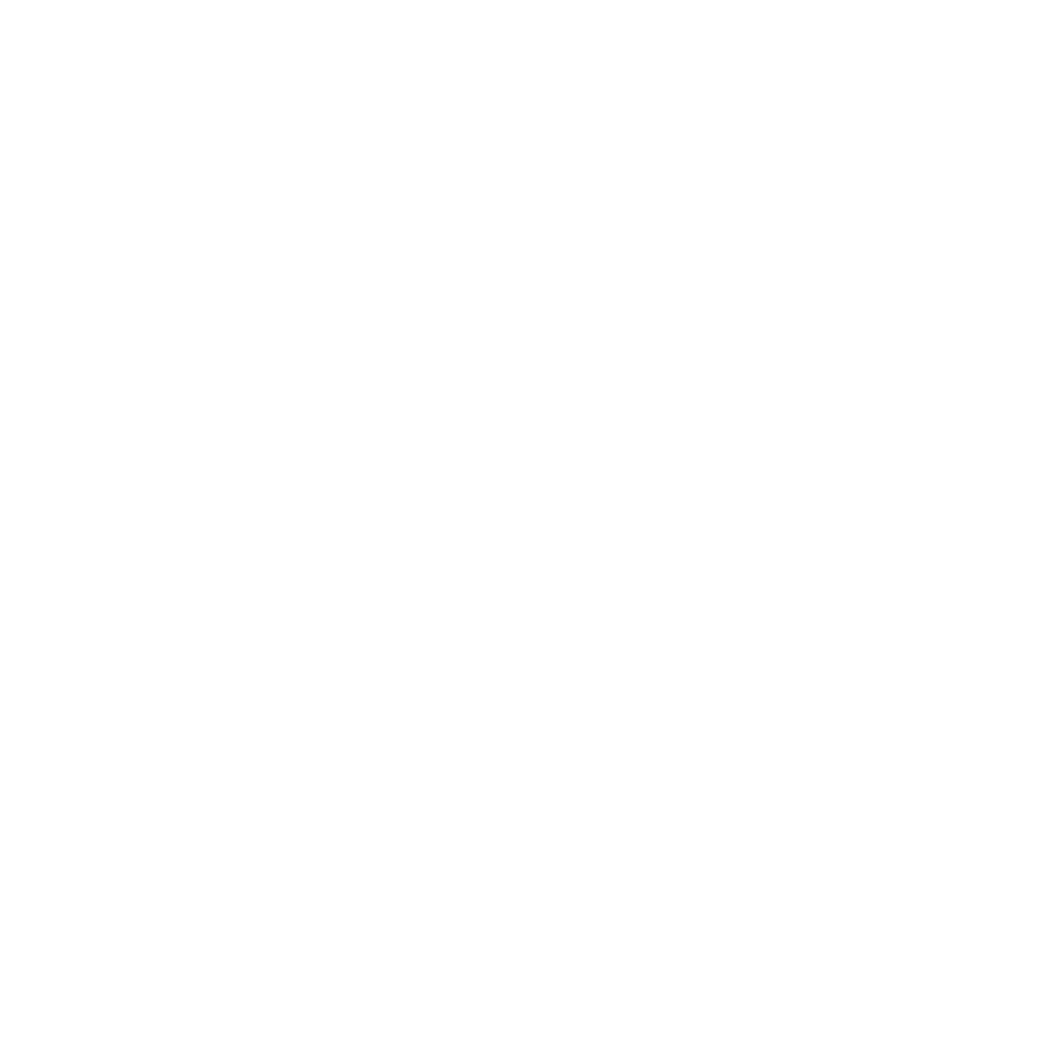 A white graphic of a film frame with a play button.